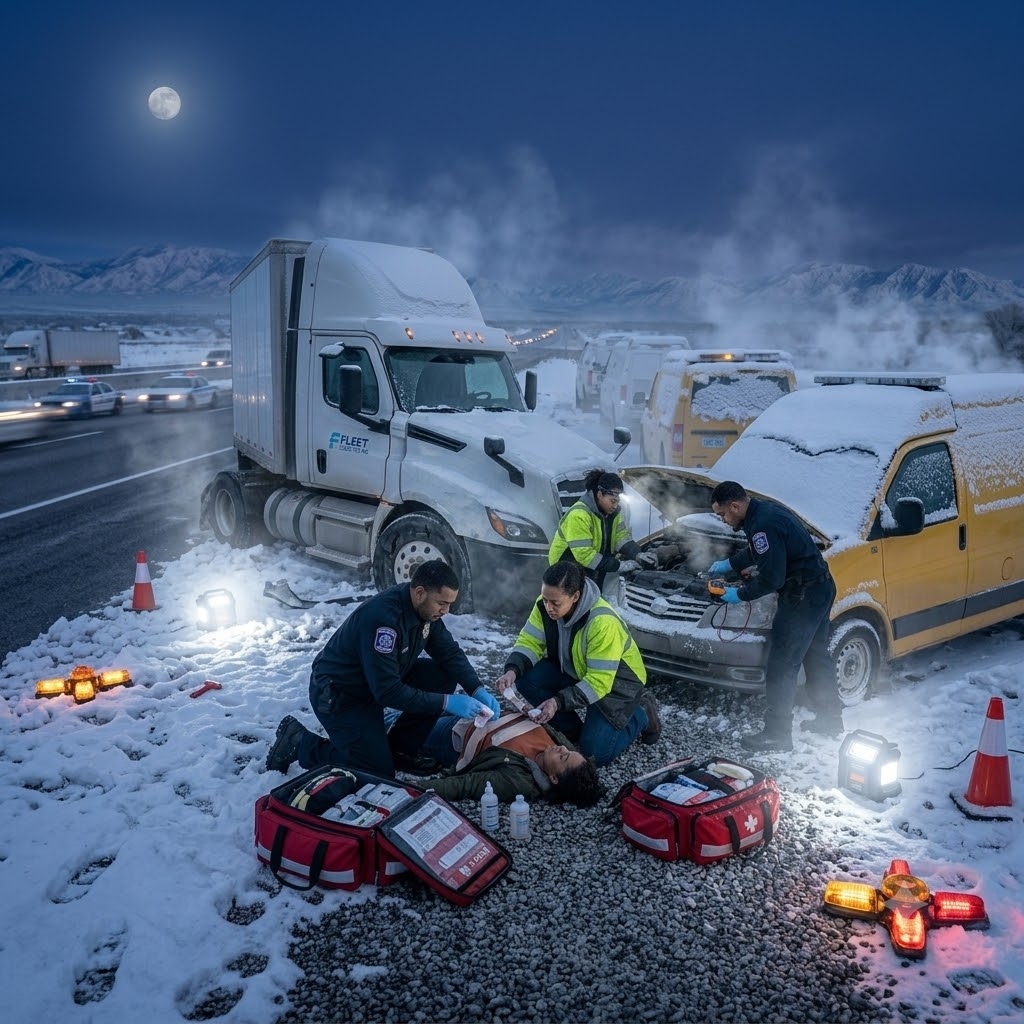 Accident scene