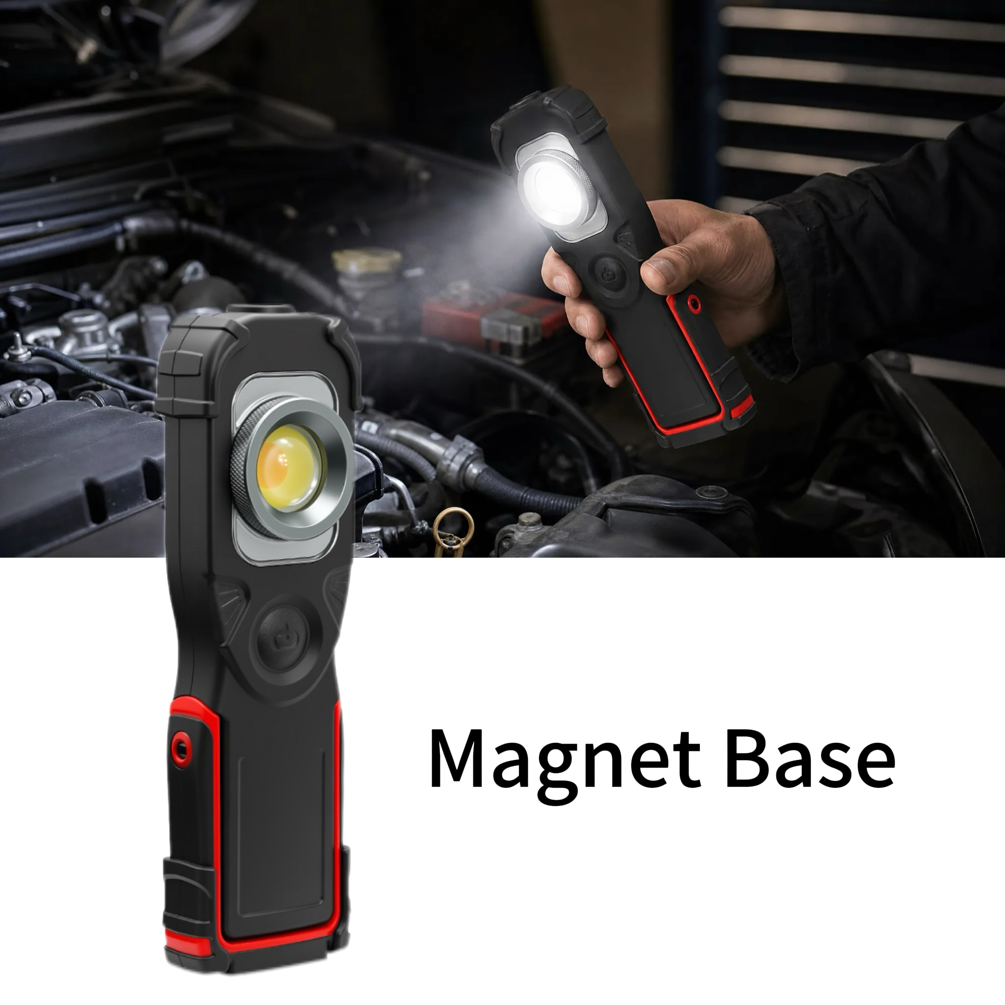 Rechargeable Magnetic Inspection Light