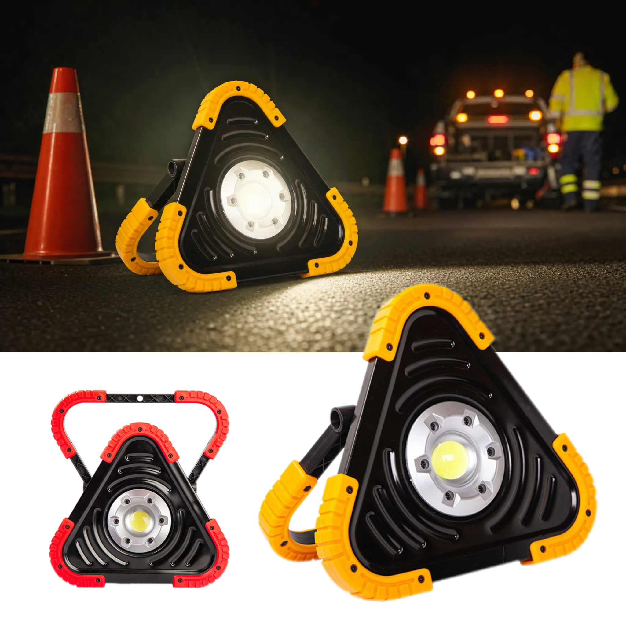Multifunction Rechargeable LED Inspection Light with Power Bank