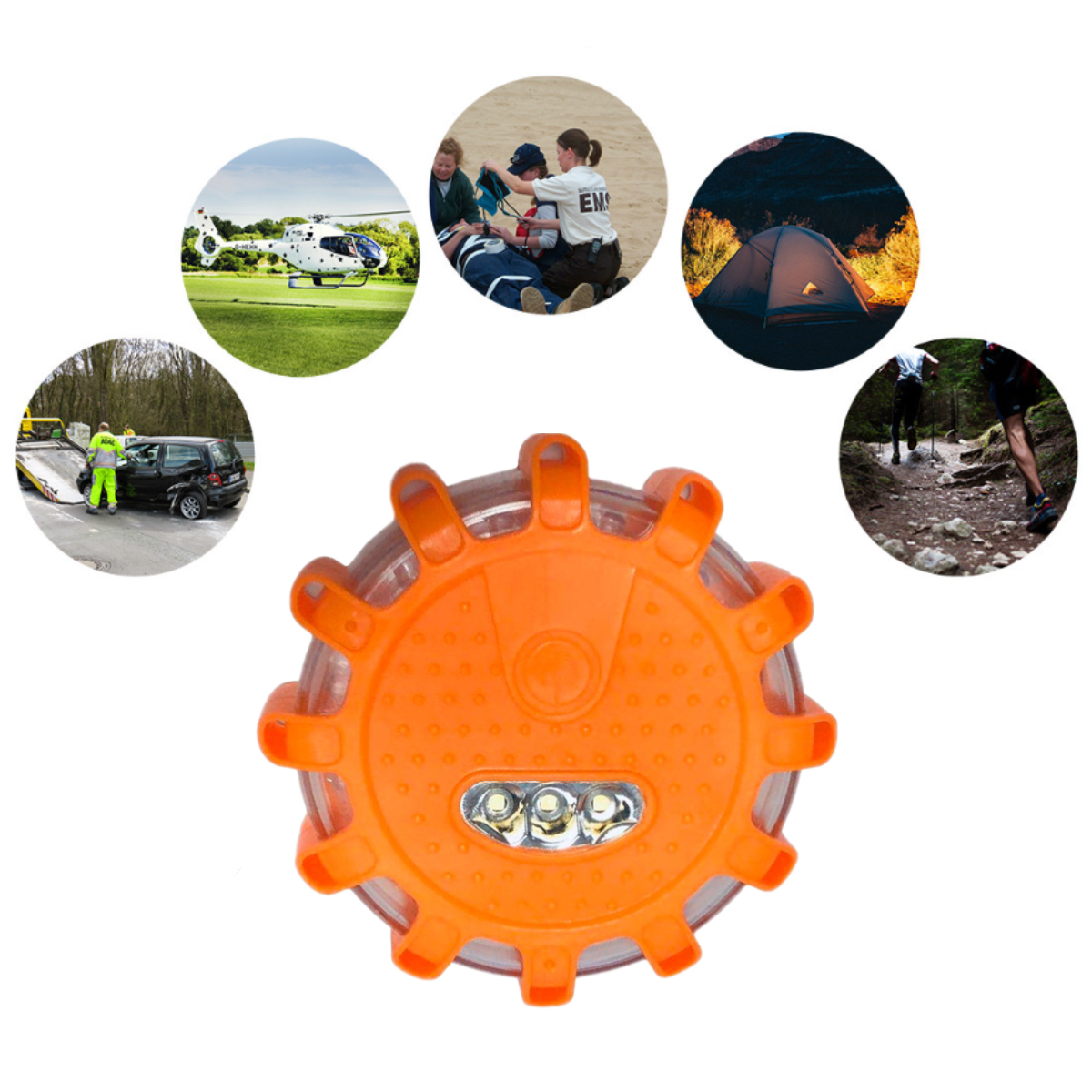 LED Warning Light with Hook & Magnet