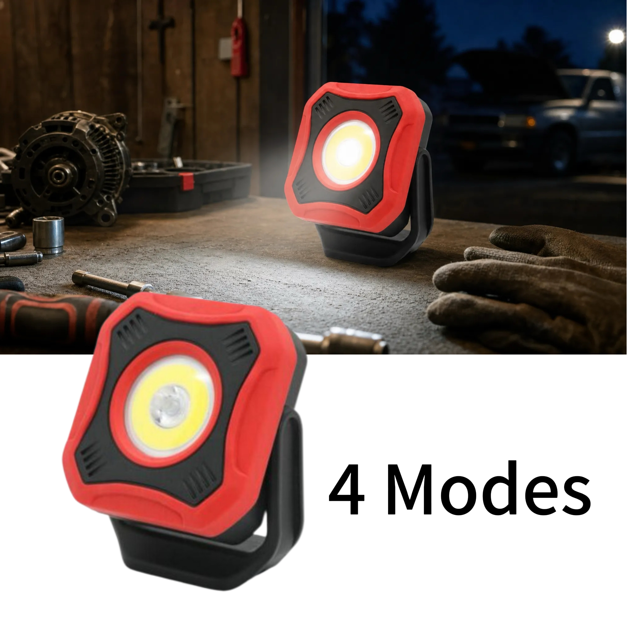1000LM Rechargeable Multifunction COB LED Work Light