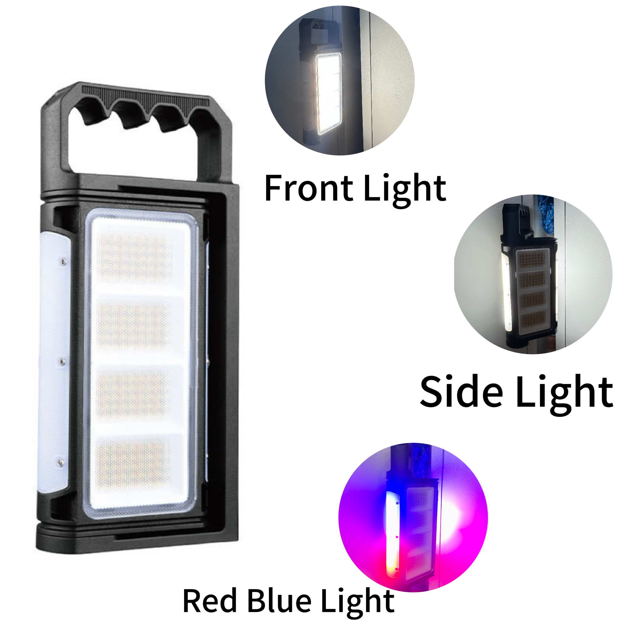 Rechargeable 360° Rotating LED Work Light with Power Bank