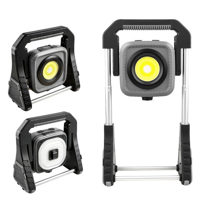 Rechargeable Telescopic RGB COB LED Work Light